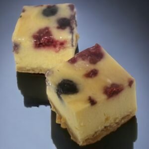 Berry Choc Cheesecake Cut Slab