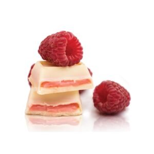 Raspberry & White Choc x6